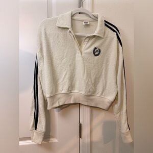 Victoria's Secret Cream Pullover with Black Accents